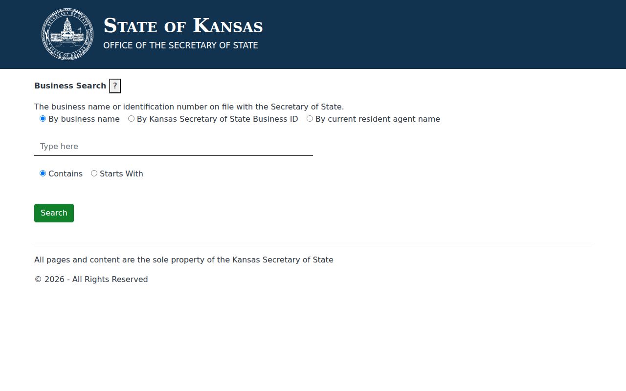 Gardner residents directory Kansas business entity search