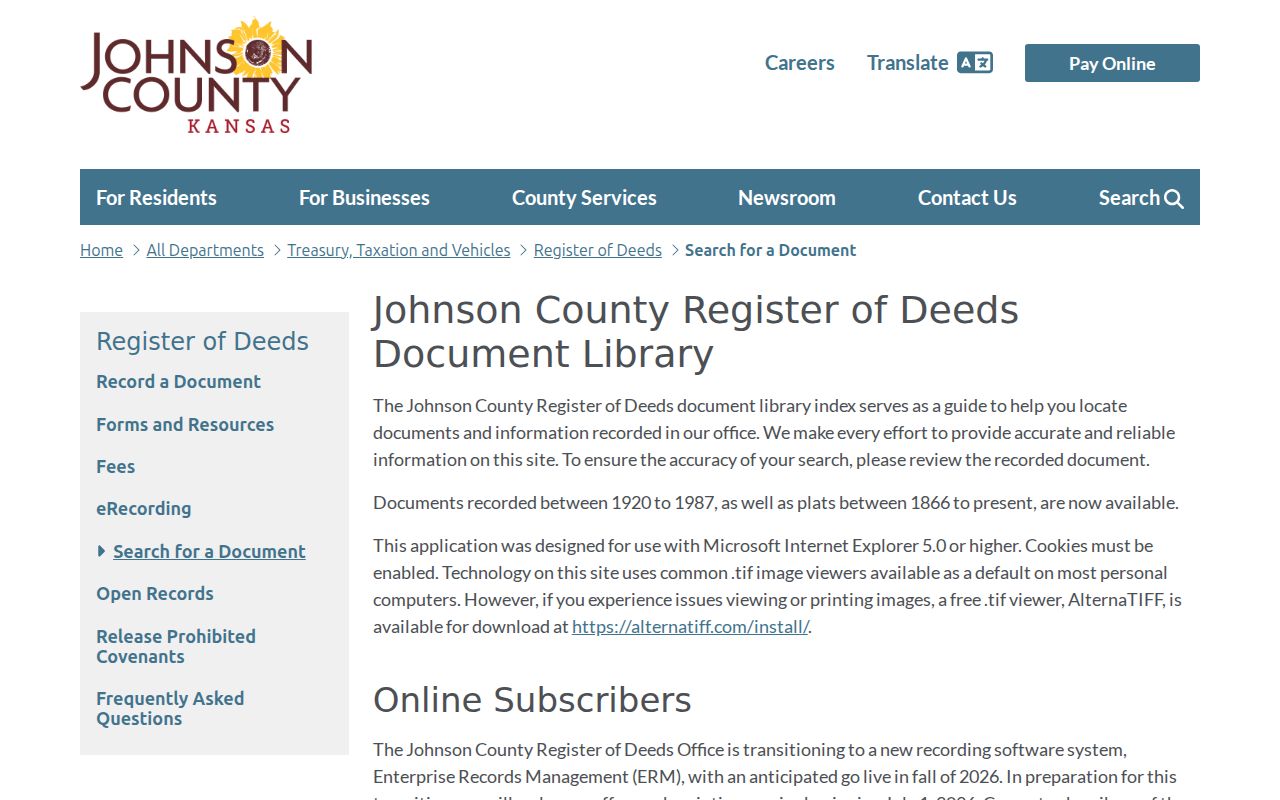 Gardner previous residents Register of Deeds document library