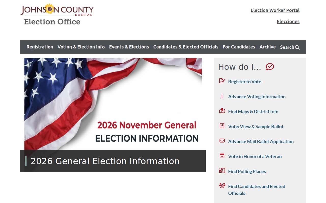 Gardner resident lookup through Johnson County Election Office