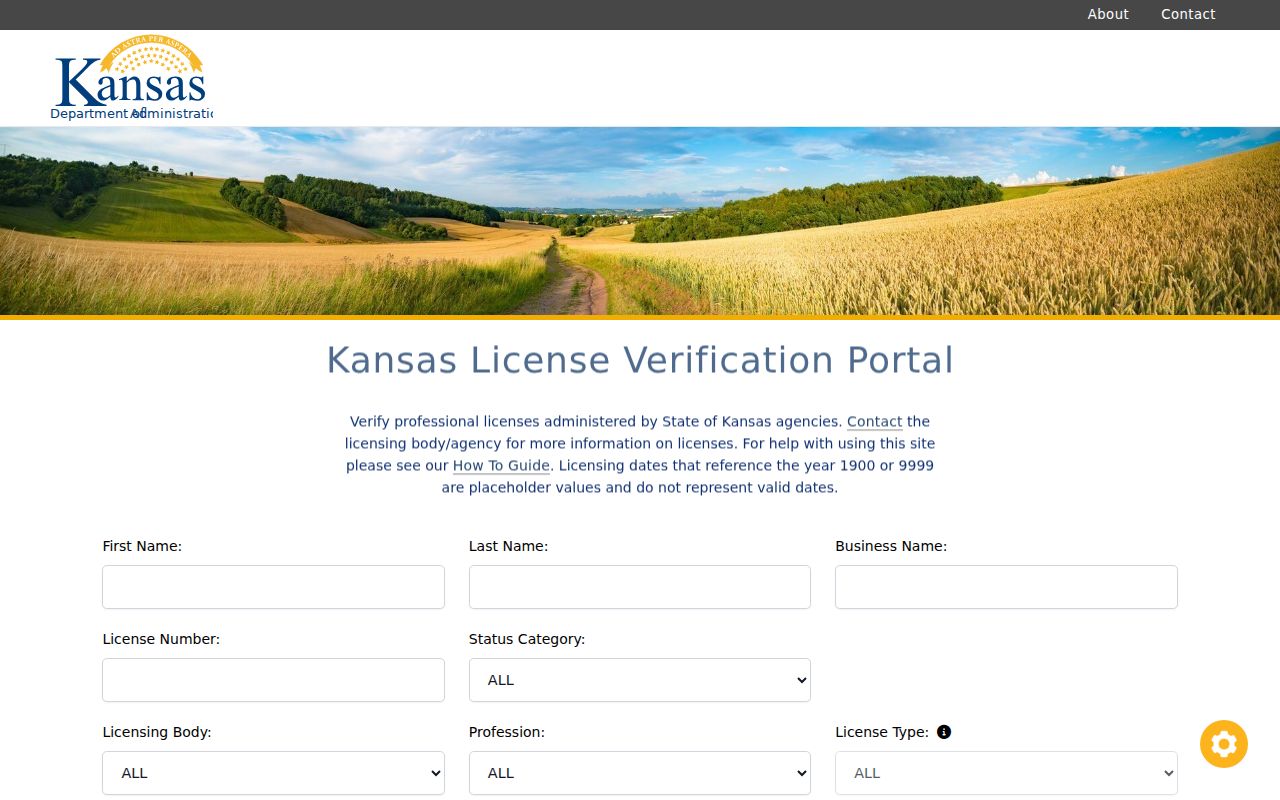 Gardner resident lookup using Kansas license verification